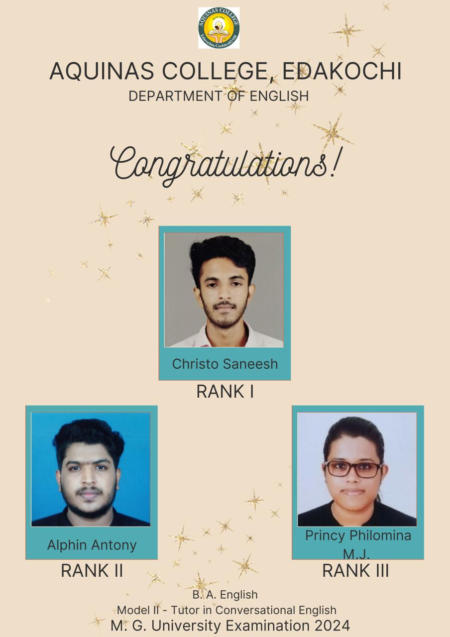 MG University Rank 2024